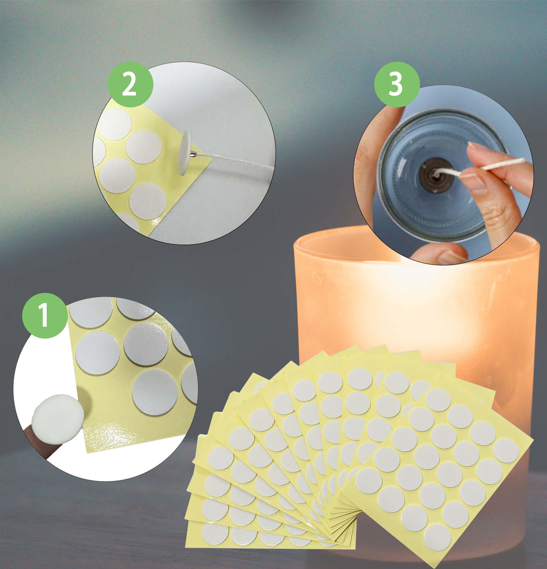 Candle Wick Stickers: The Essential Tool for Perfect Candle Making