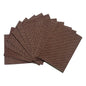 JHZABPO Match Striker Paper Sheet with Self Adhesive Black /Brown Colored Honeycomb Pattern 3.9'' *2.9'', 12 Sheets/Bag