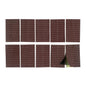 JHZABPO Match Striker Strips, Match Striker Paper Sheets with Self Adhesive Bulk Brown Colored Honeycomb Pattern 20 pcs