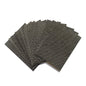 JHZABPO Match Striker Paper Sheet with Self Adhesive Black /Brown Colored Honeycomb Pattern 3.9'' *2.9'', 12 Sheets/Bag