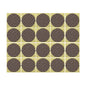 Match Striker Paper 24mm Round, Adhesive Backed Brown Honeycomb Striker Paper