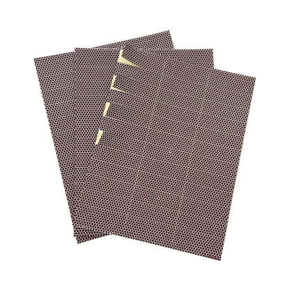 JHZABPO Match Striker Strips with Self Adhesive Bulk Brown Colored Honeycomb Pattern Strike Strip 55 * 17mm 108 pcs