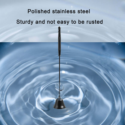Black Powder Coated Candle Snuffer For Extinguishing Candle Flames And Wick Protecting Anti-Slip
