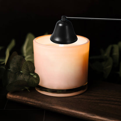 Black Powder Coated Candle Snuffer For Extinguishing Candle Flames And Wick Protecting Anti-Slip